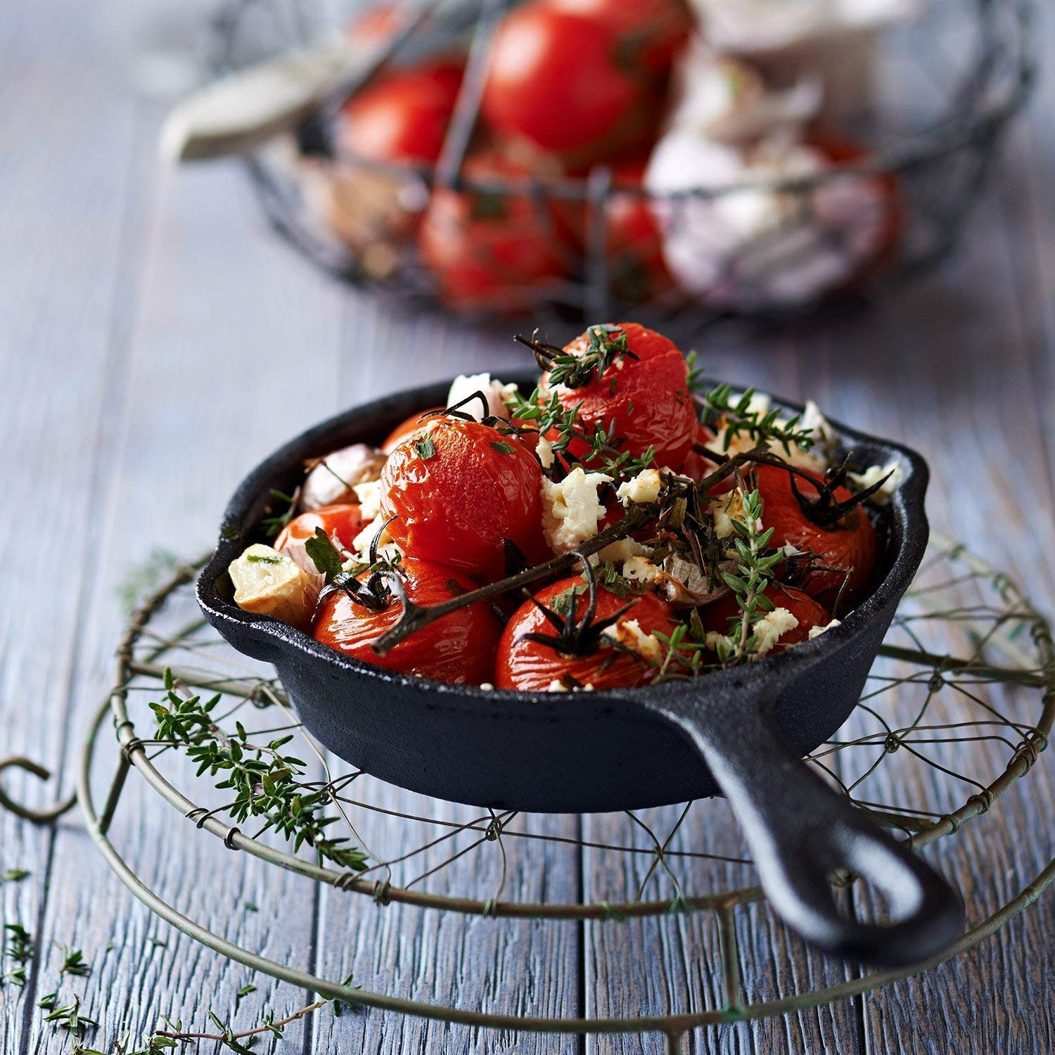 Simple Chef Cast Iron Skillet heat retention ensures consistent cooking