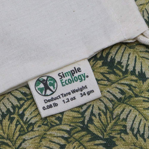 Simple Ecology durable cotton bags are designed for daily shopping and storage.