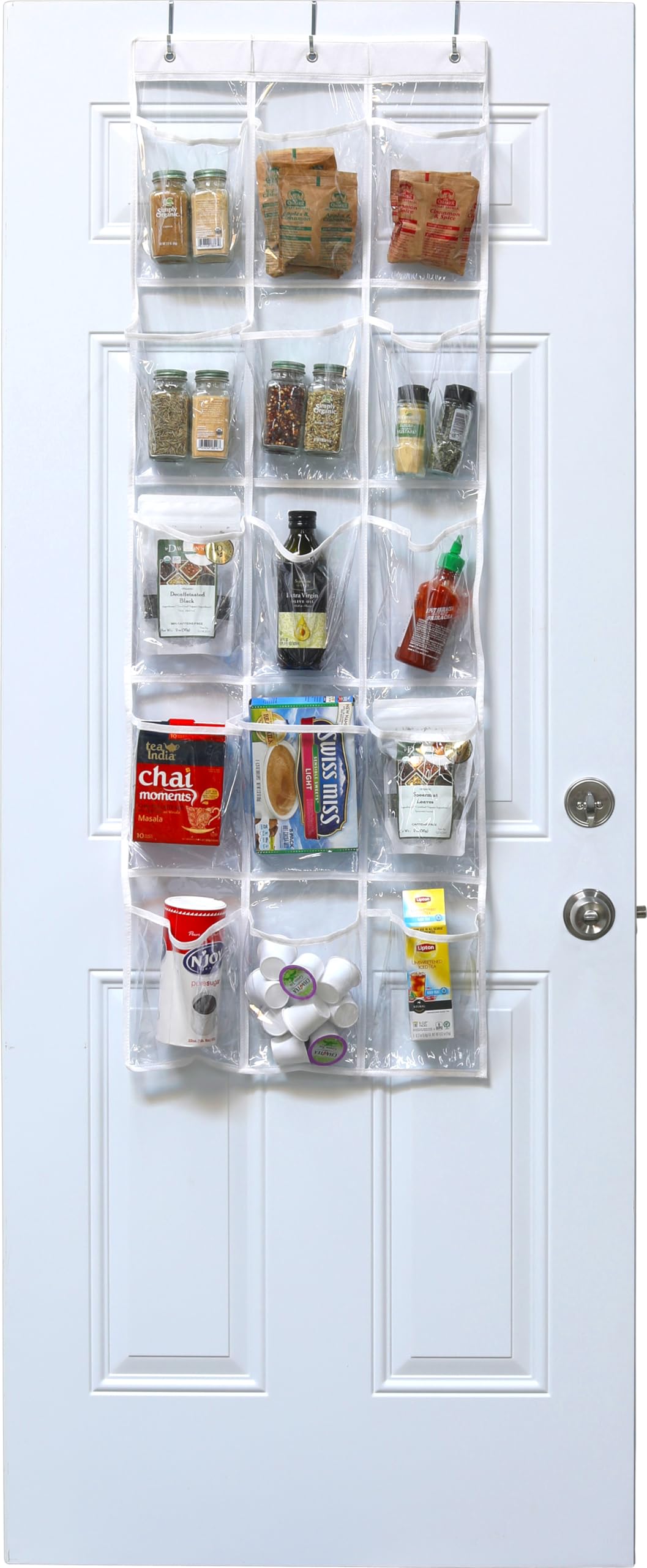 Tall 52-inch Simple Houseware organizer helps maximize door space and reduce clutter