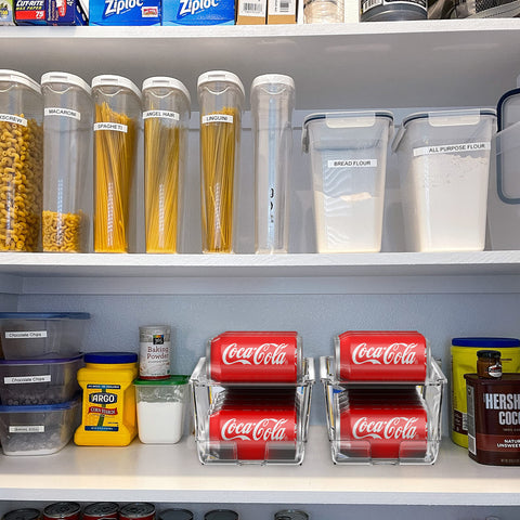 Simple Houseware BPA-free PET plastic dispenser emphasizes safe, durable materials.