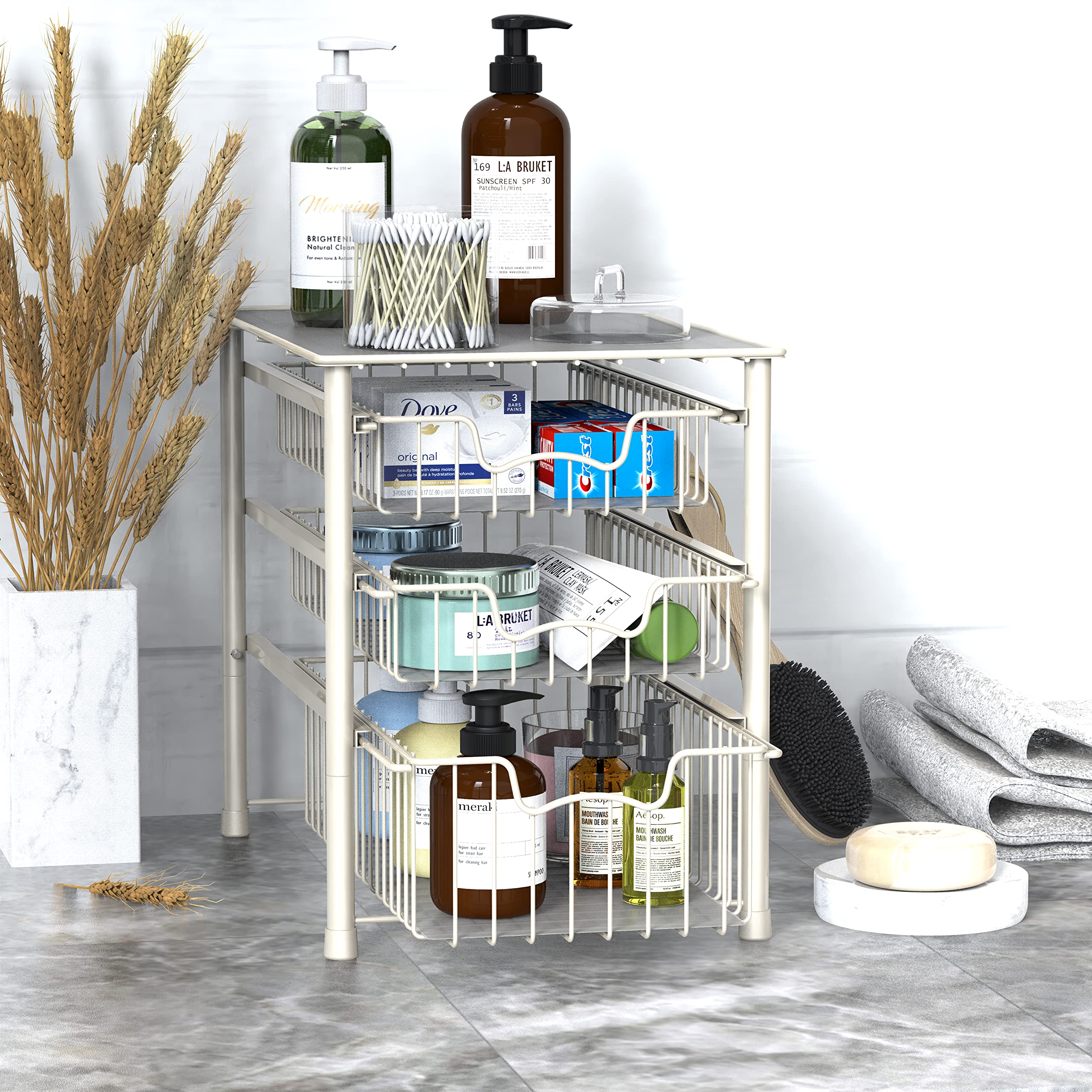 Simple Houseware 16.75x11x13.75 inch dimensions fit compact spaces