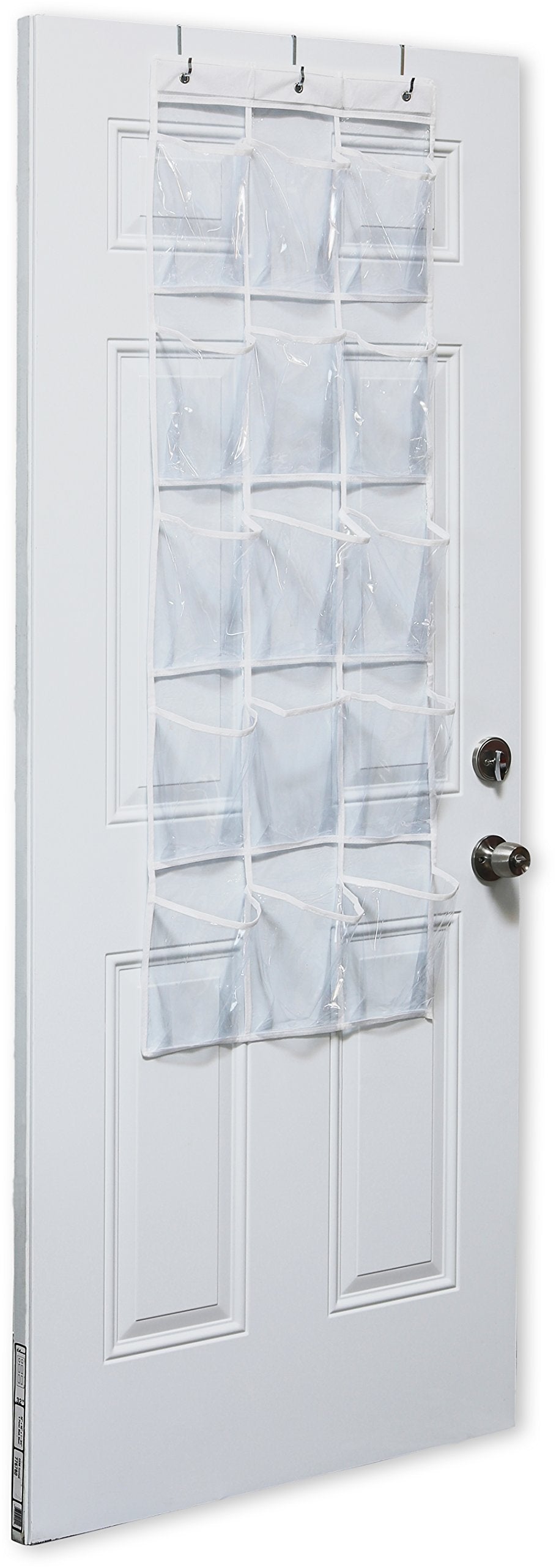 Simple Houseware included hooks enable tool-free door hanging setup