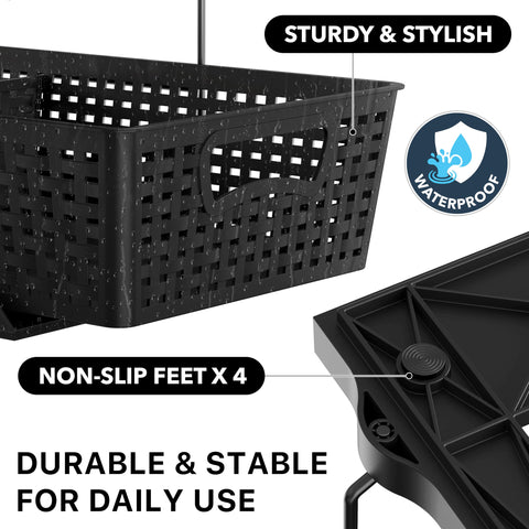 Simple Houseware durable weave design blends strength with style in humid bathrooms.