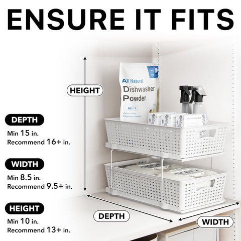 Simple Houseware durable weave design withstands humidity while maintaining style.