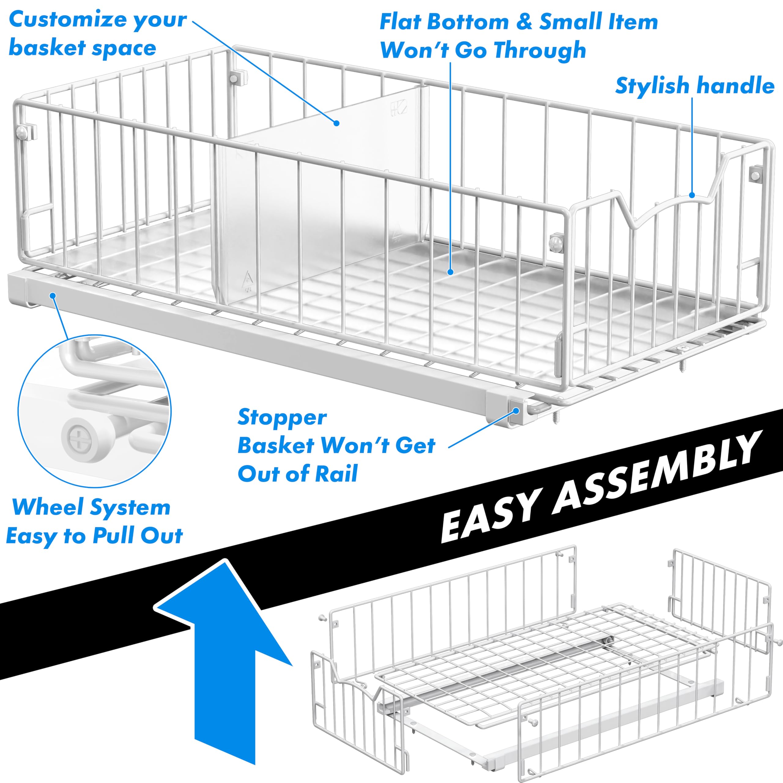 Simple Houseware inner dimensions 16.5D x 7.6W x 4.1H for fit.