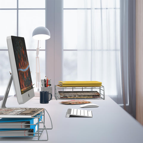 Simple Houseware hardware included for quick, flexible installation.