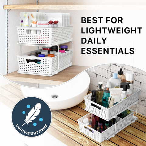 Simple Houseware lightweight-item organizer, perfect for toiletries and medicines.