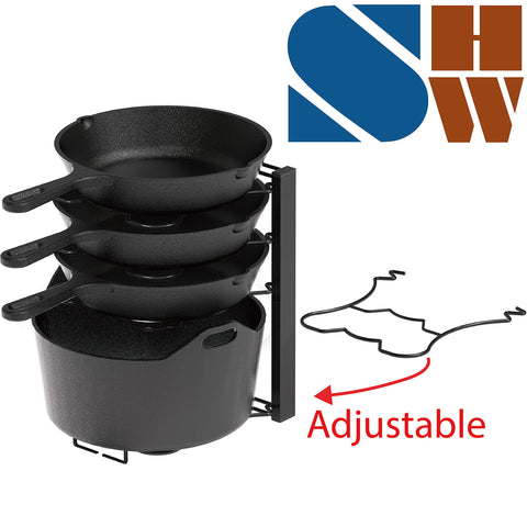 Simple Houseware no-hardware installation for quick, tool-free setup and organized cabinets.