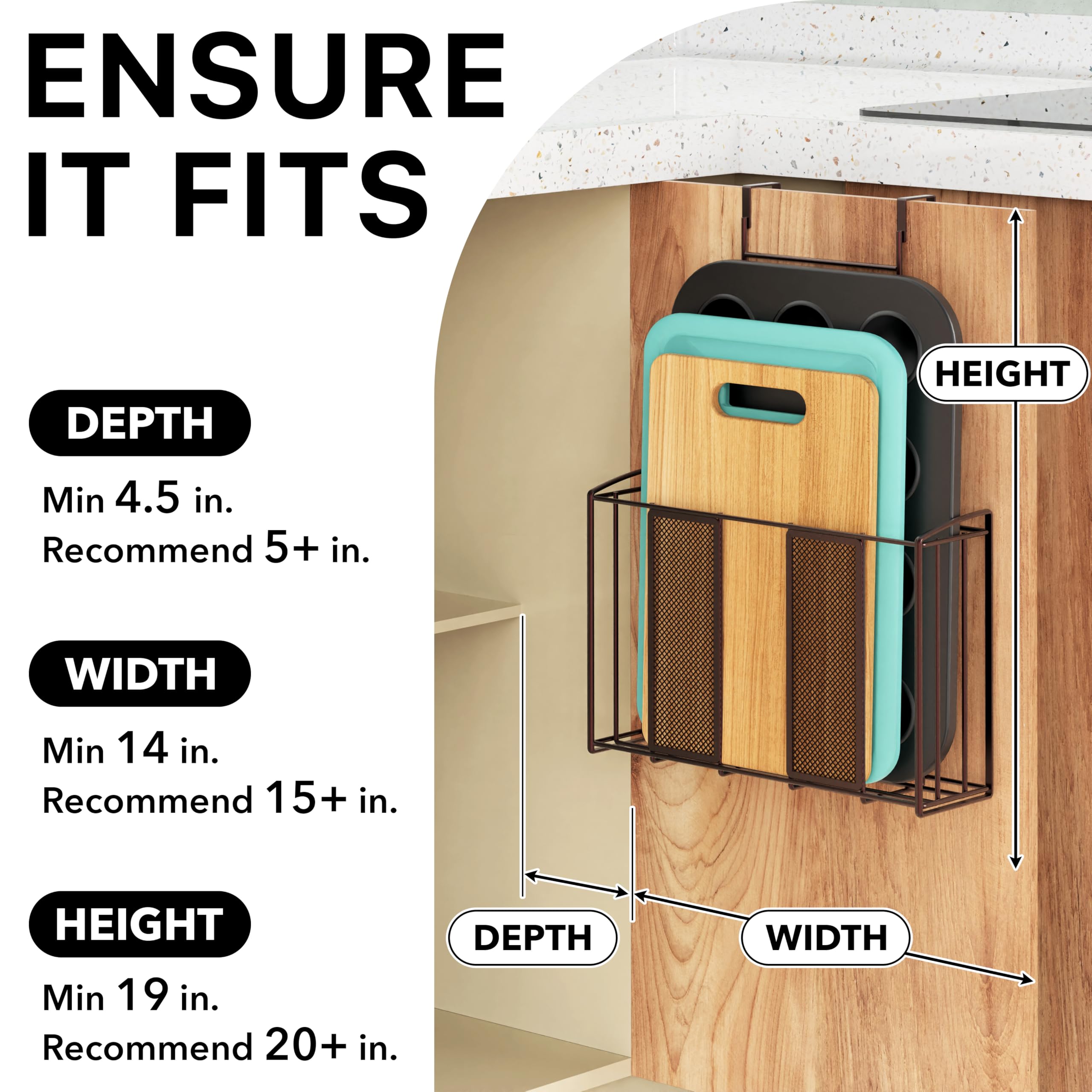 Simple Houseware basket-detail highlights interior space for compact organization
