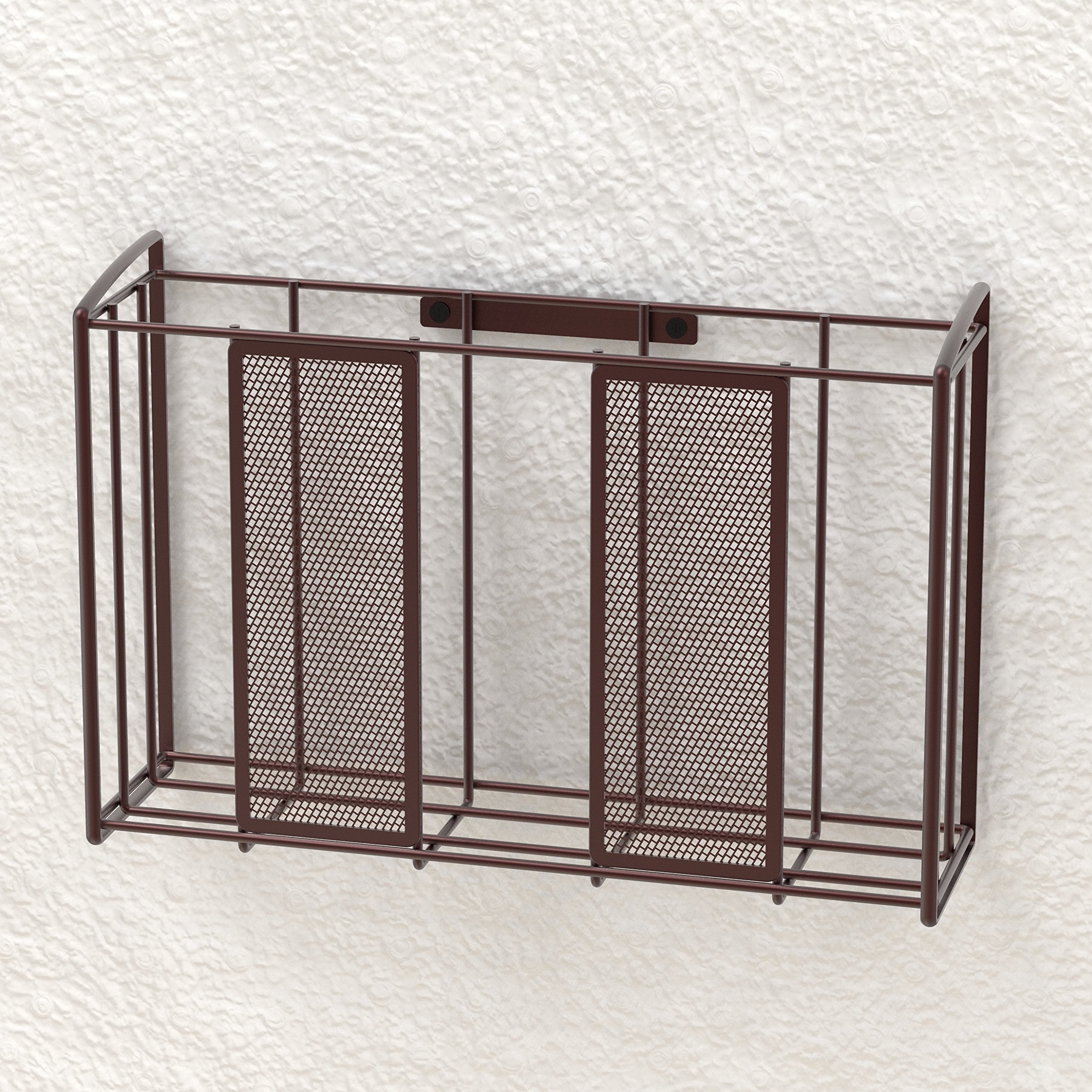 Simple Houseware bronze finish complements décor while resisting wear