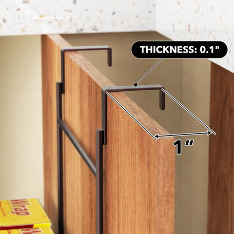 Simple Houseware mounting area demonstrates quick, tool-free installation
