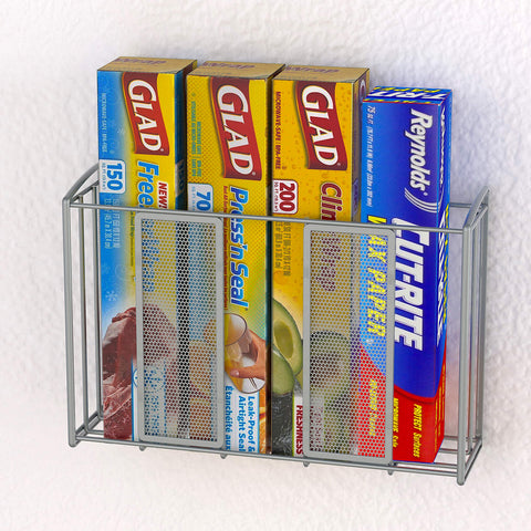 Simple Houseware over-cabinet-door-organizer close-up reveals durable mesh construction.