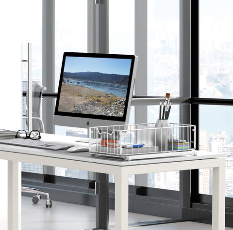 Simple Houseware patented design supports durable cabinet organization.