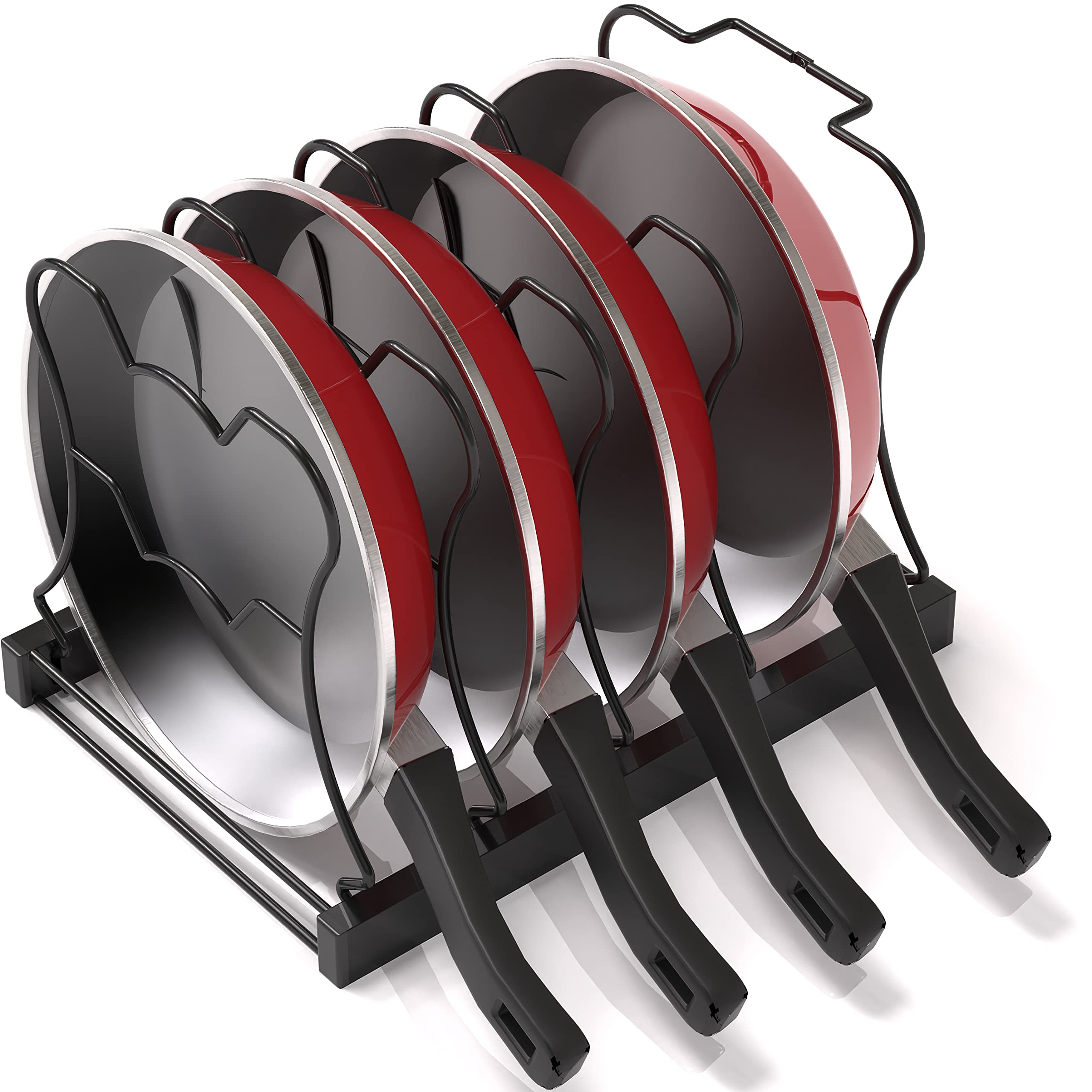 Simple Houseware patent-pending design adds innovative organization options for cookware.