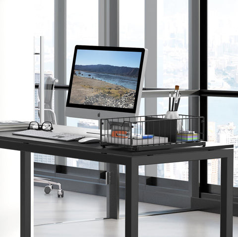 Simple Houseware pull-out design reduces reaching into deep cabinet corners.