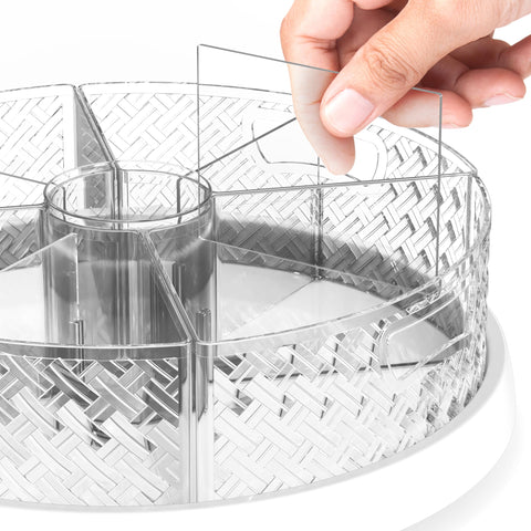 Simple Houseware rotating organizer provides easy access from every angle.