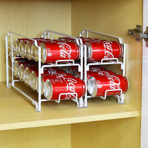 Simple Houseware slim space-saving design enables compact storage.