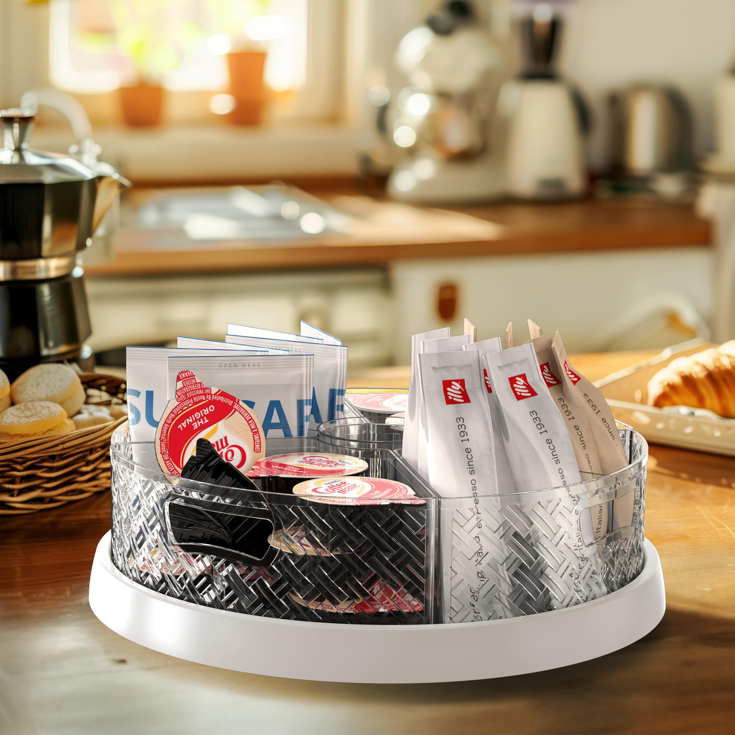 Simple Houseware spices on turntable keep flavors within reach.