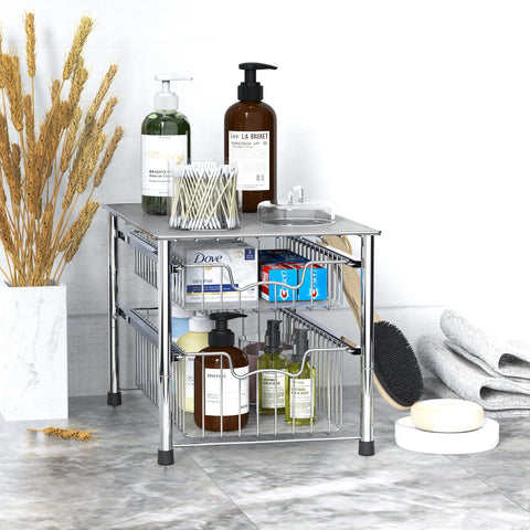 Simple Houseware chrome patent and design details visible on the frame