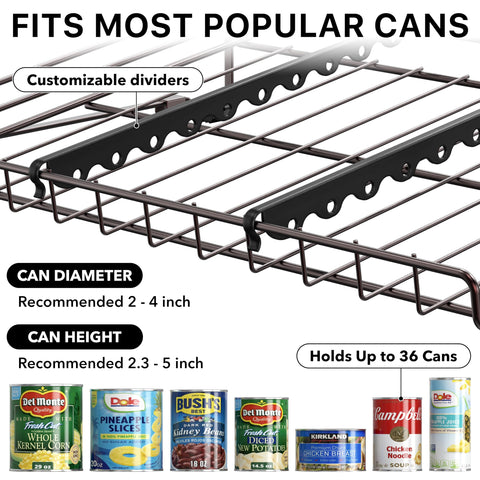 Anti-slip rubber feet stabilize the unit on counters or shelves.