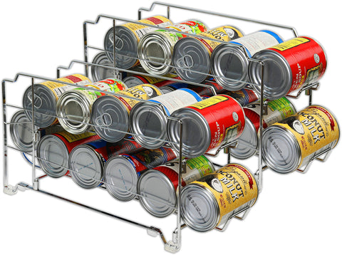 Slim design fits narrow pantry shelves and crowded refrigerators with ease.