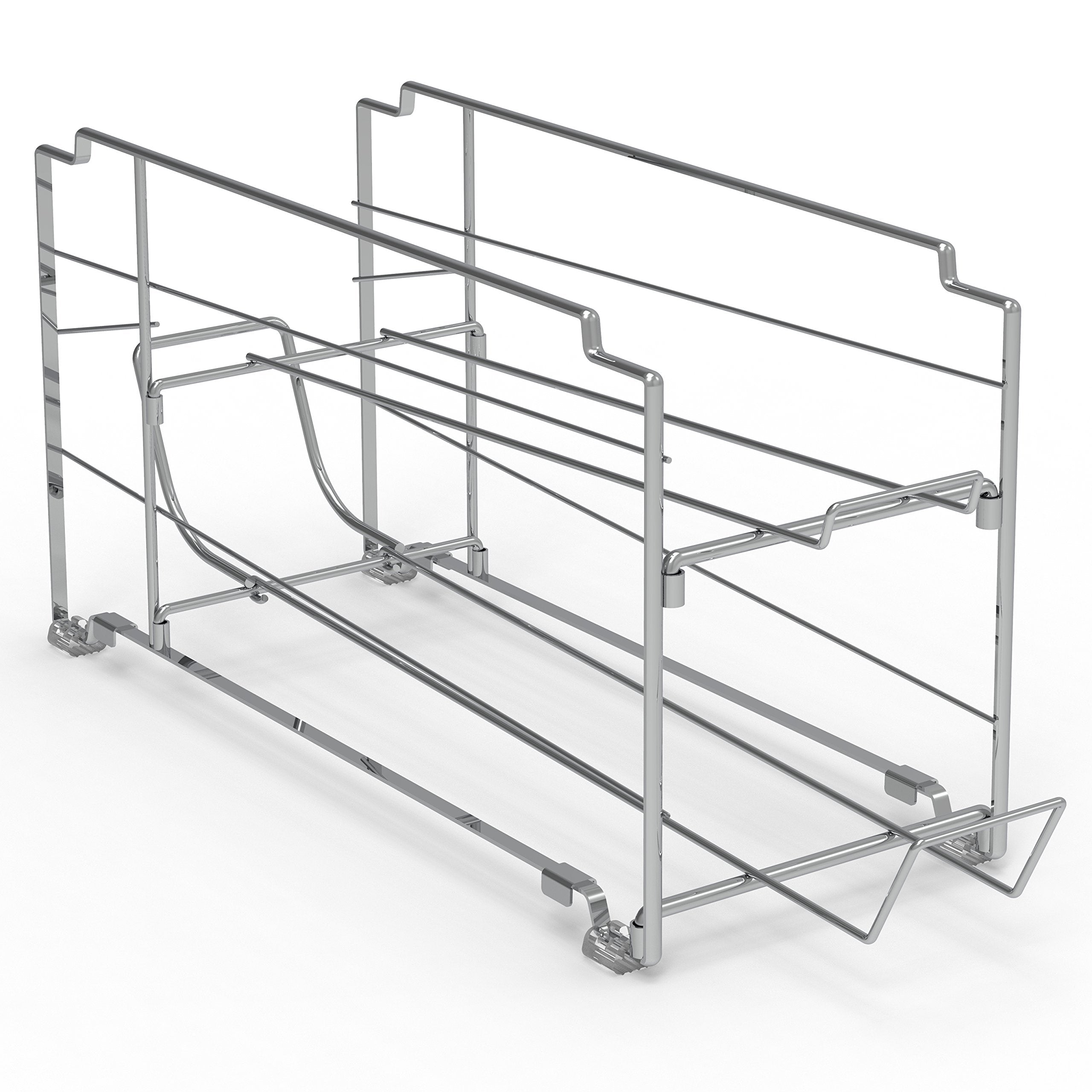 2-pack arrangement saves space and expands beverage storage options.