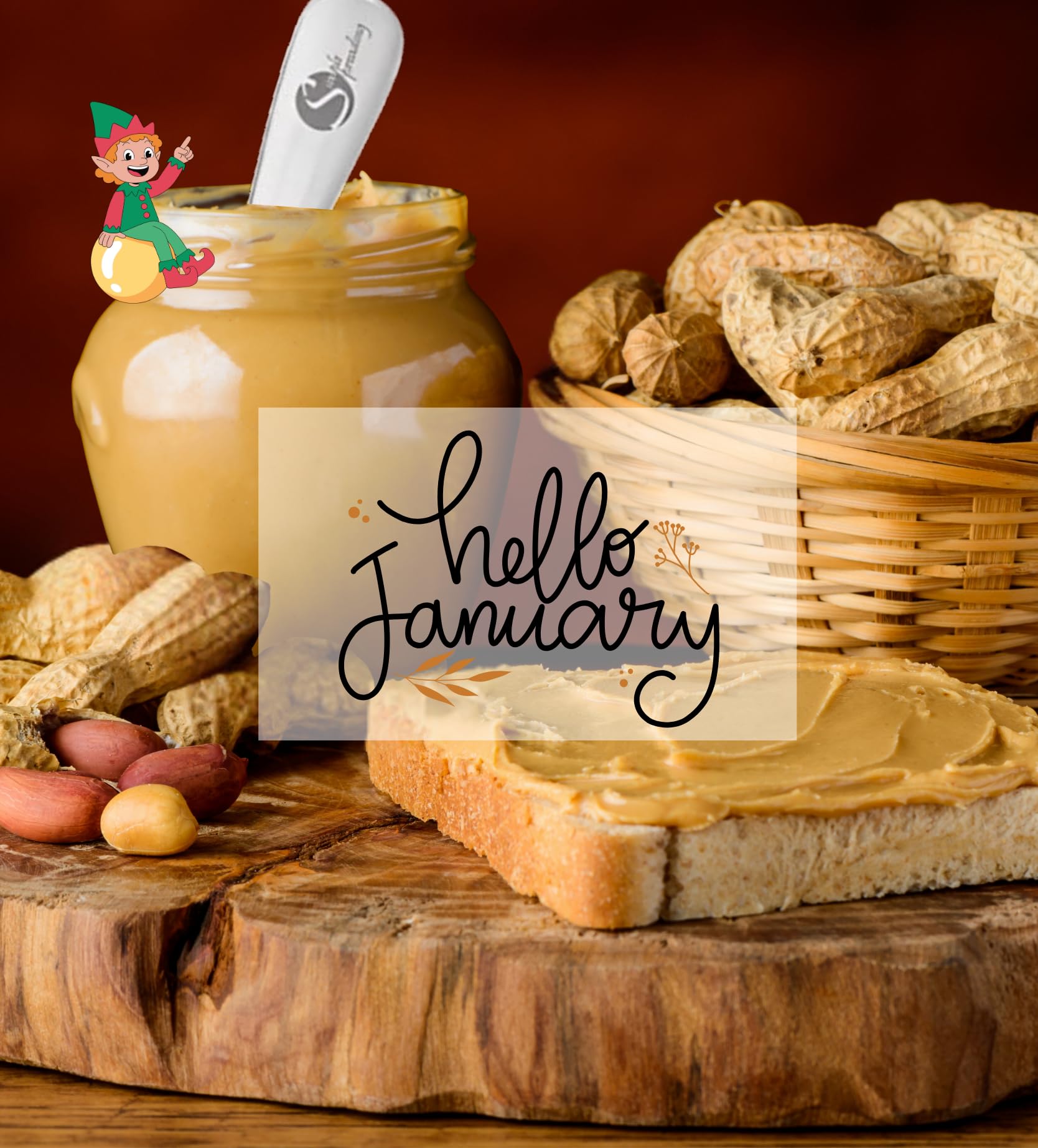 Simple preading spreader knife in jar spread action for even layers