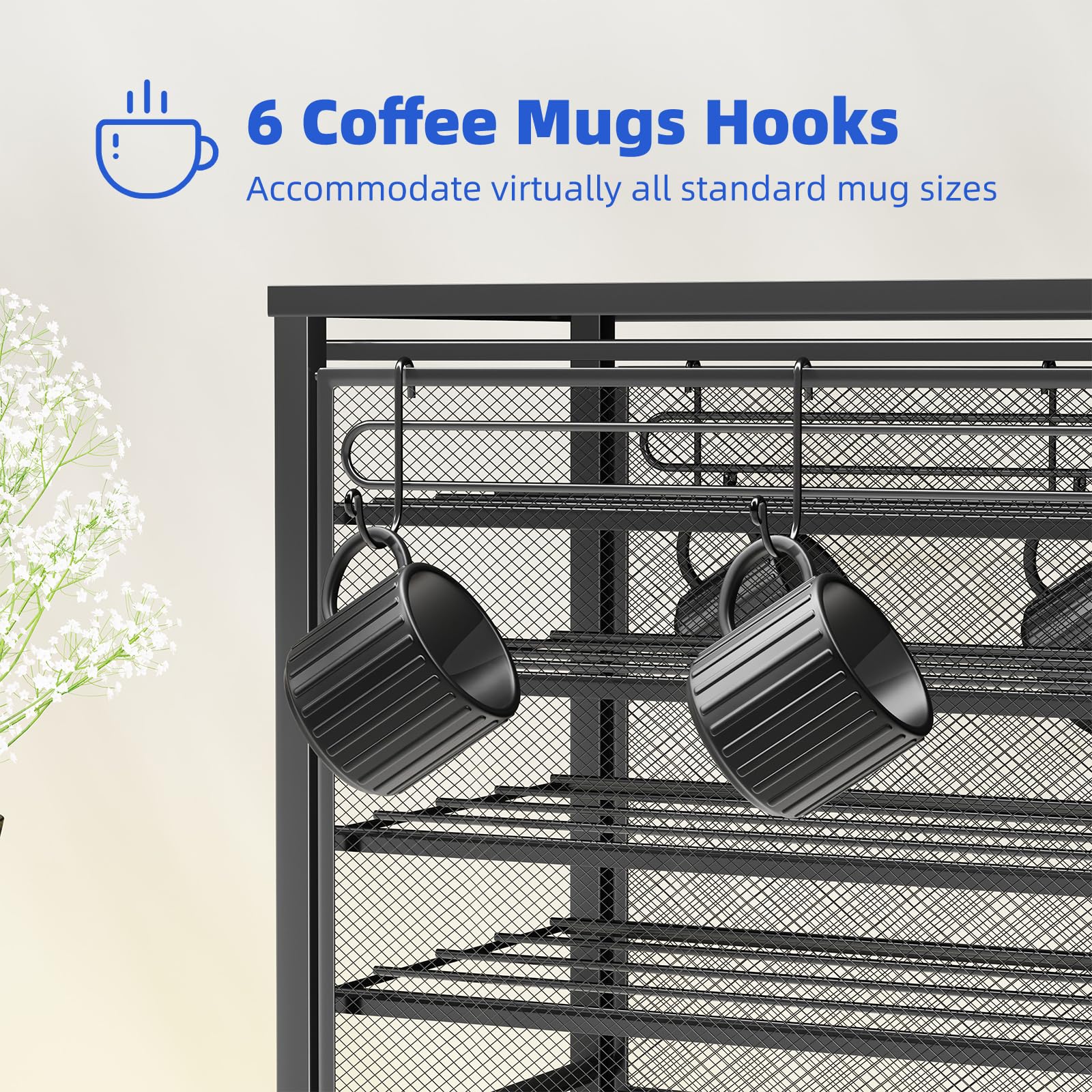 Simple Trending 5-tier rack with compact dimensions for small kitchens.