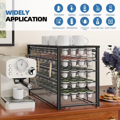 Simple Trending kitchen-ready pod rack styled for modern homes.