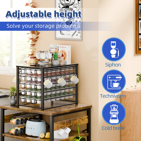 Simple Trending metal frame illustrating sturdy construction for heavy coffee makers.