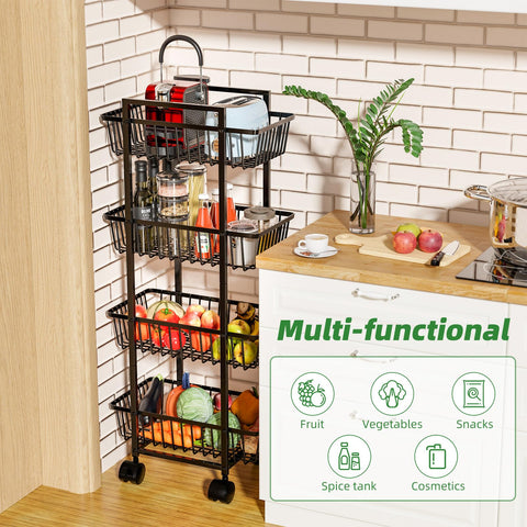 Simple Trending black finish adds sleek storage to any room.