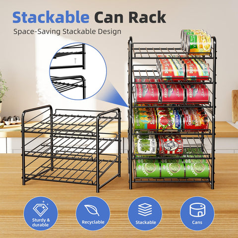Simple Trending non-slip rubber pads prevent sliding on shelves.