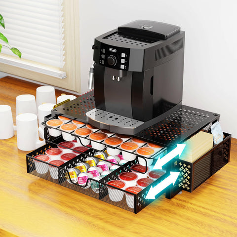 Simple Trending pod organizer showing side baskets for spoons and sticks