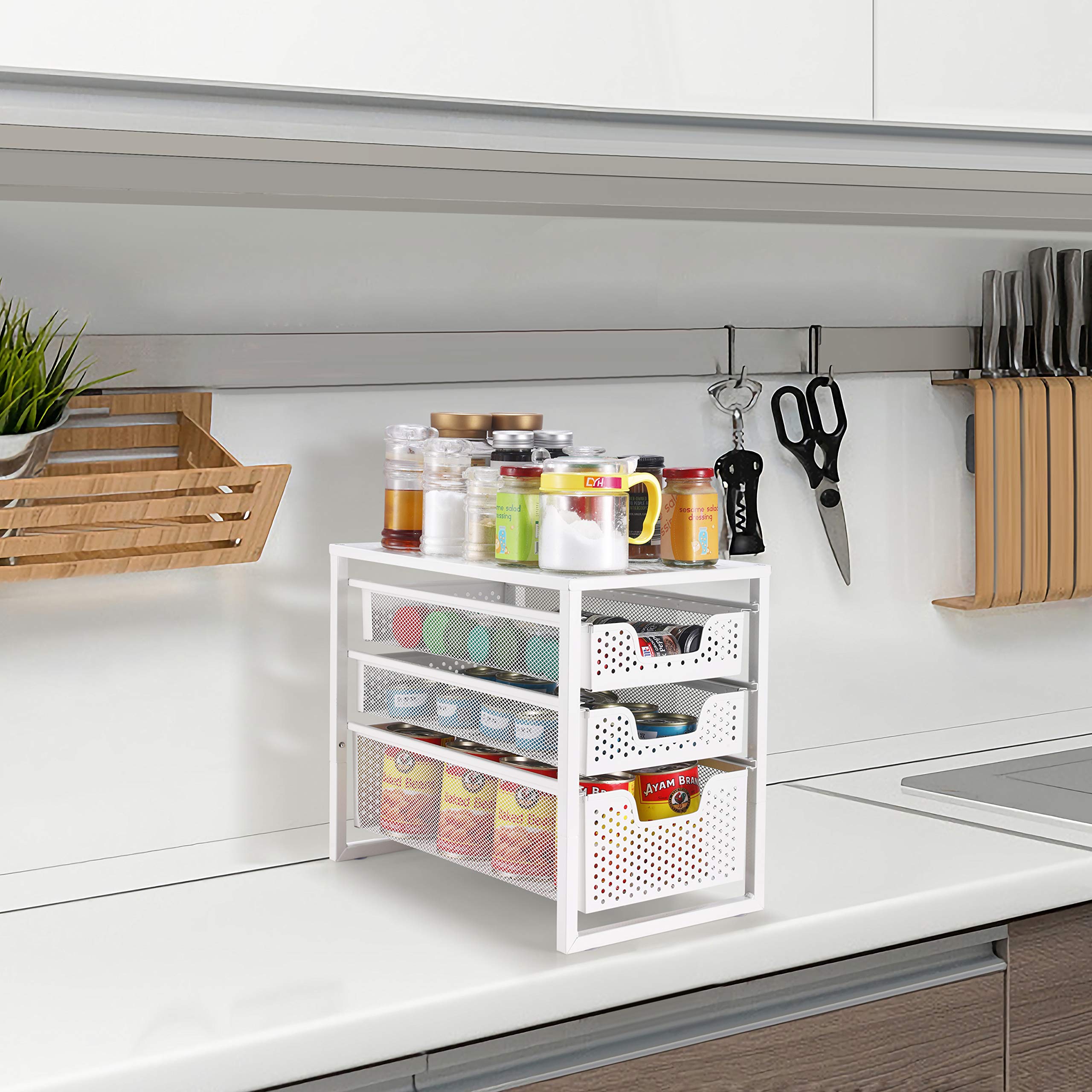Simple Trending drawer options offer small and large heights for flexible storage.