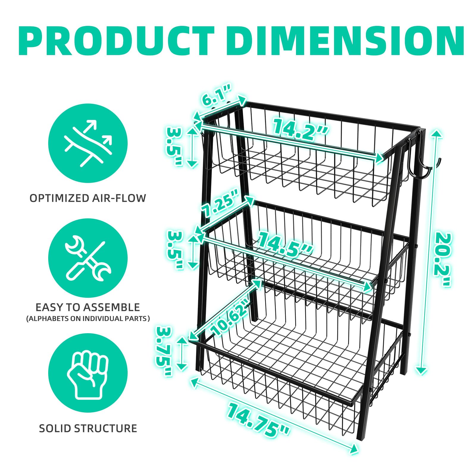 Simple Trending easy tool-free assembly demonstrated on a sturdy frame.