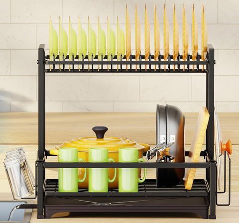 Simple Trending kitchen rack helps dry dishes after washing