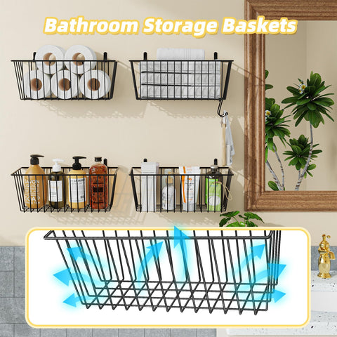 Organized garage or office spaces with Simple Trending 6-pack baskets.