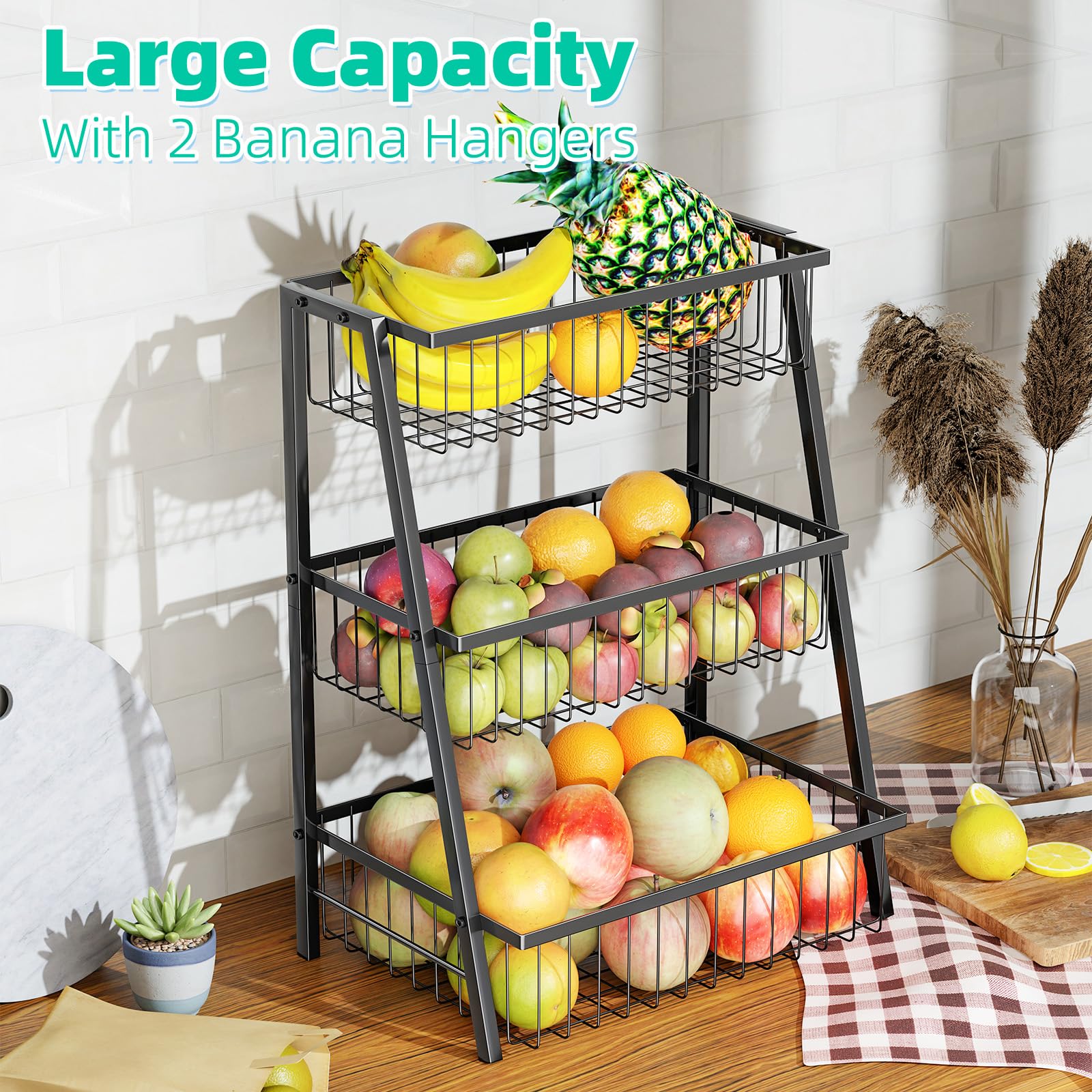 Simple Trending rust-proof metal construction with powder coating for durable kitchen use.