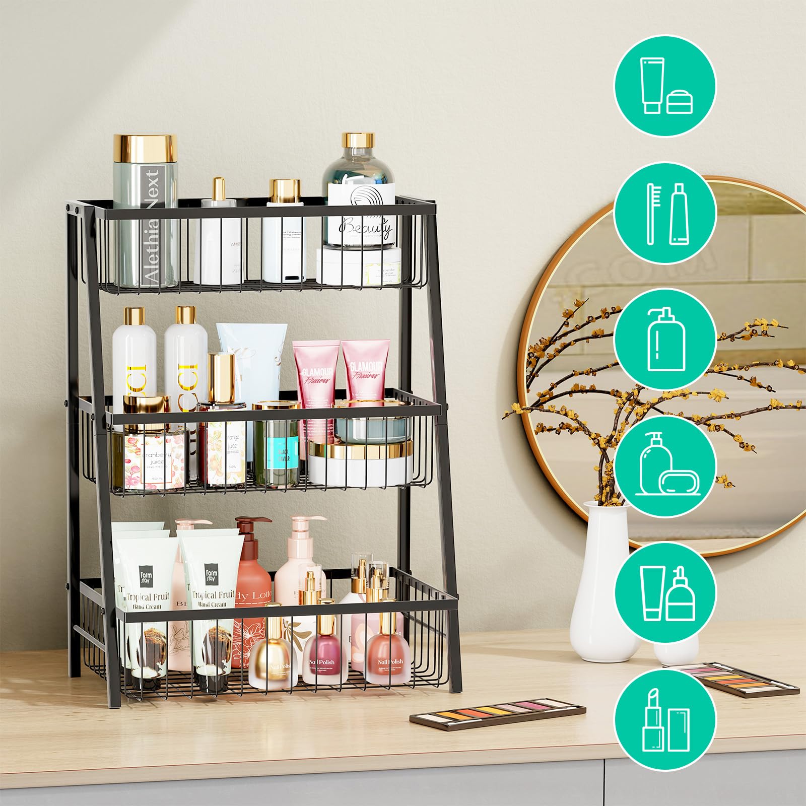 Simple Trending spacious design showing organized shelves for easy access.