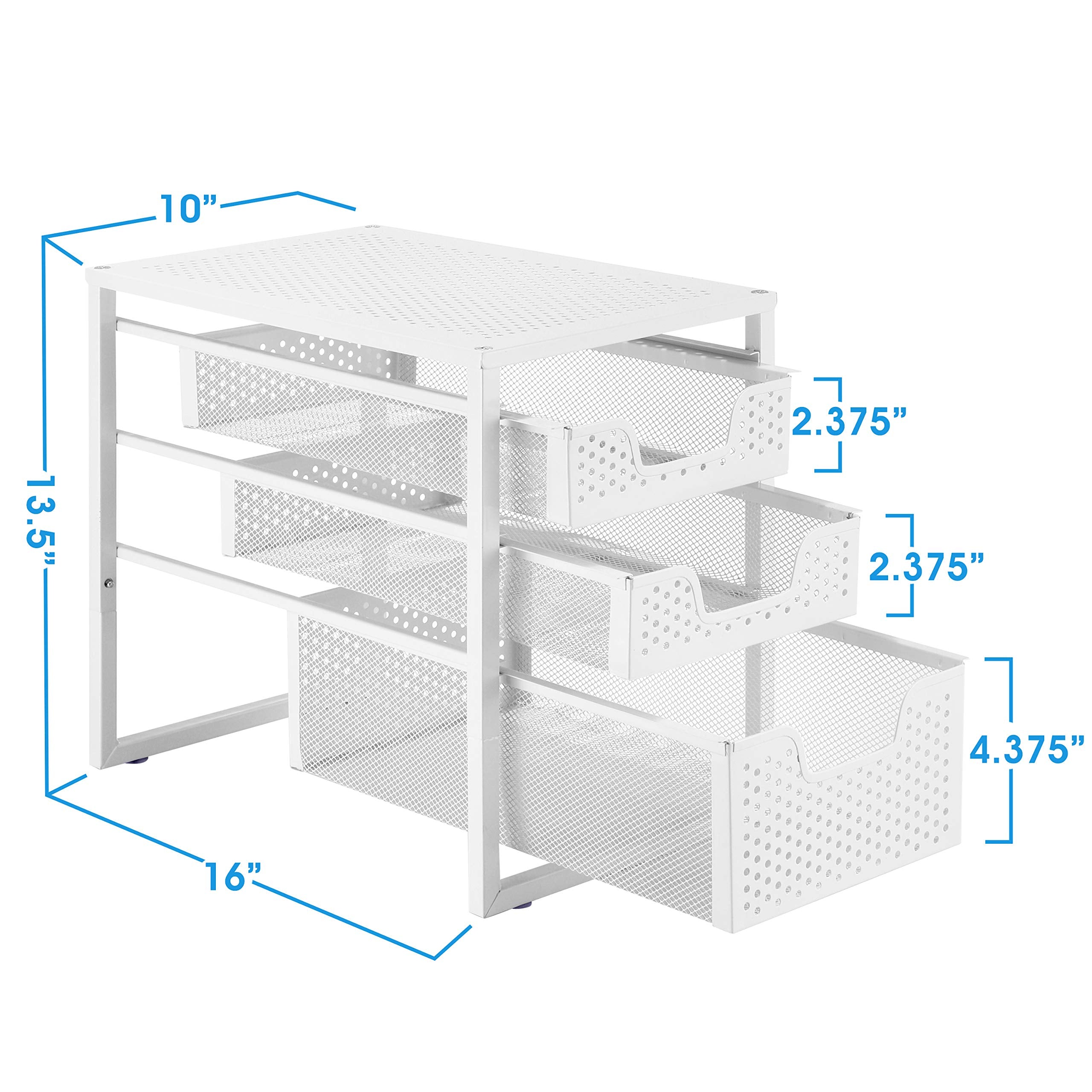 Simple Trending sturdy metal construction with bronze coating for durable, stable organization.