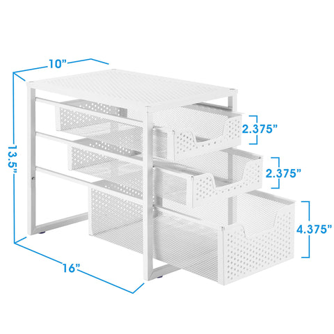 Simple Trending sturdy metal construction with bronze coating for durable, stable organization.