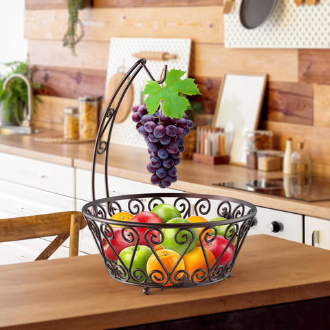 Simple Houseware bronze coating adds warm decor to kitchen display