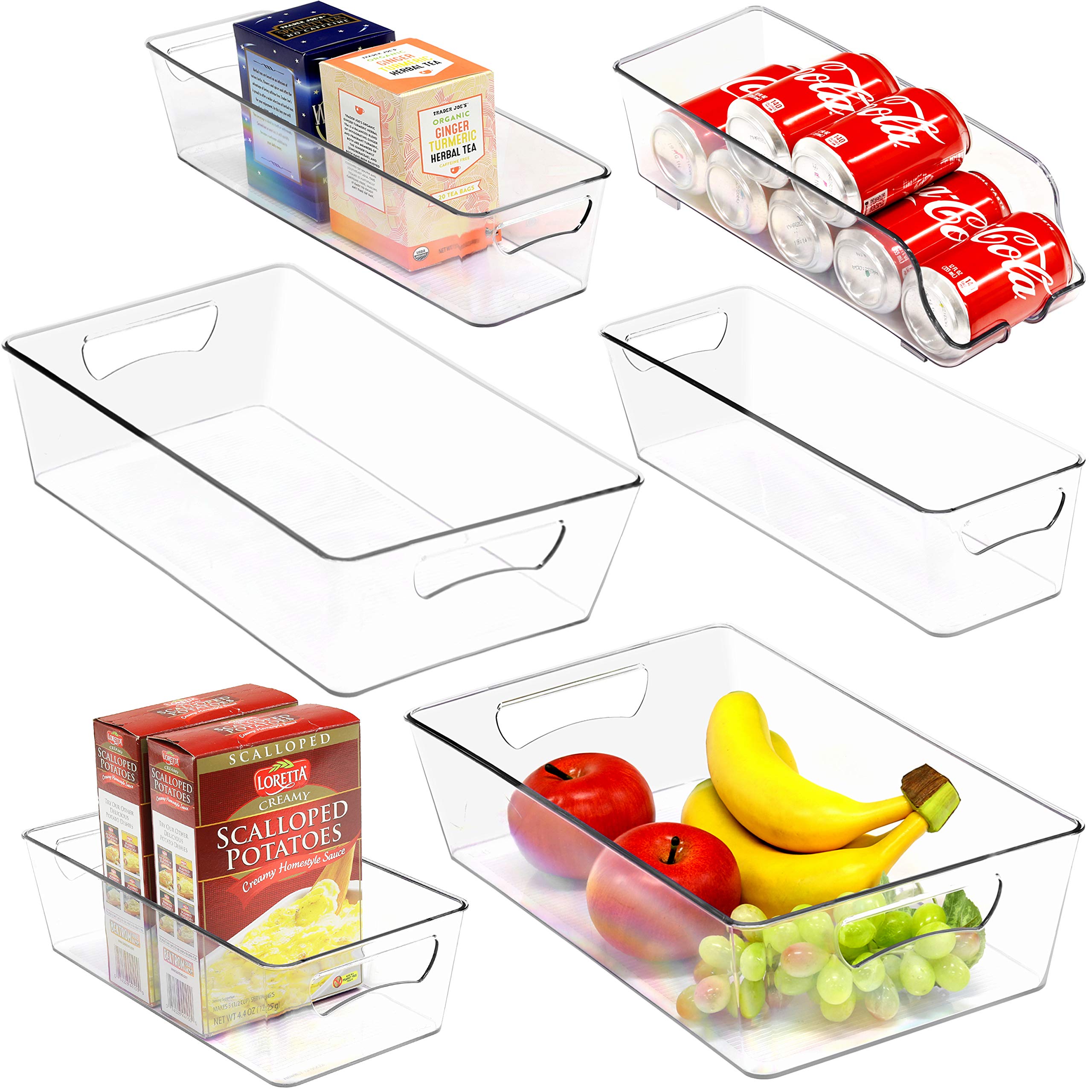 Simple Houseware large fridge bin for clear visibility and organized produce