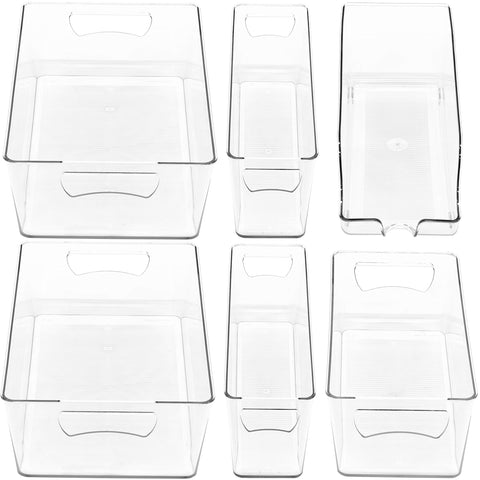 Simple Houseware long bin helps maximize vertical storage in narrow shelves
