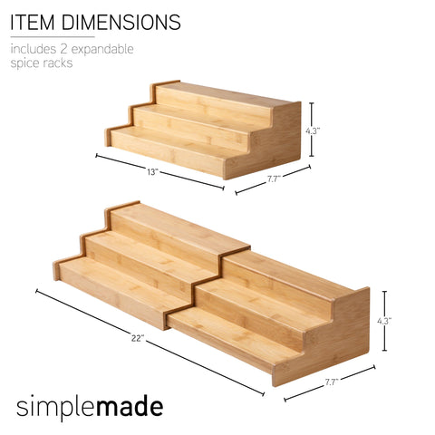 SIMPLEMADE spice rack in an office keeping supplies neatly organized.