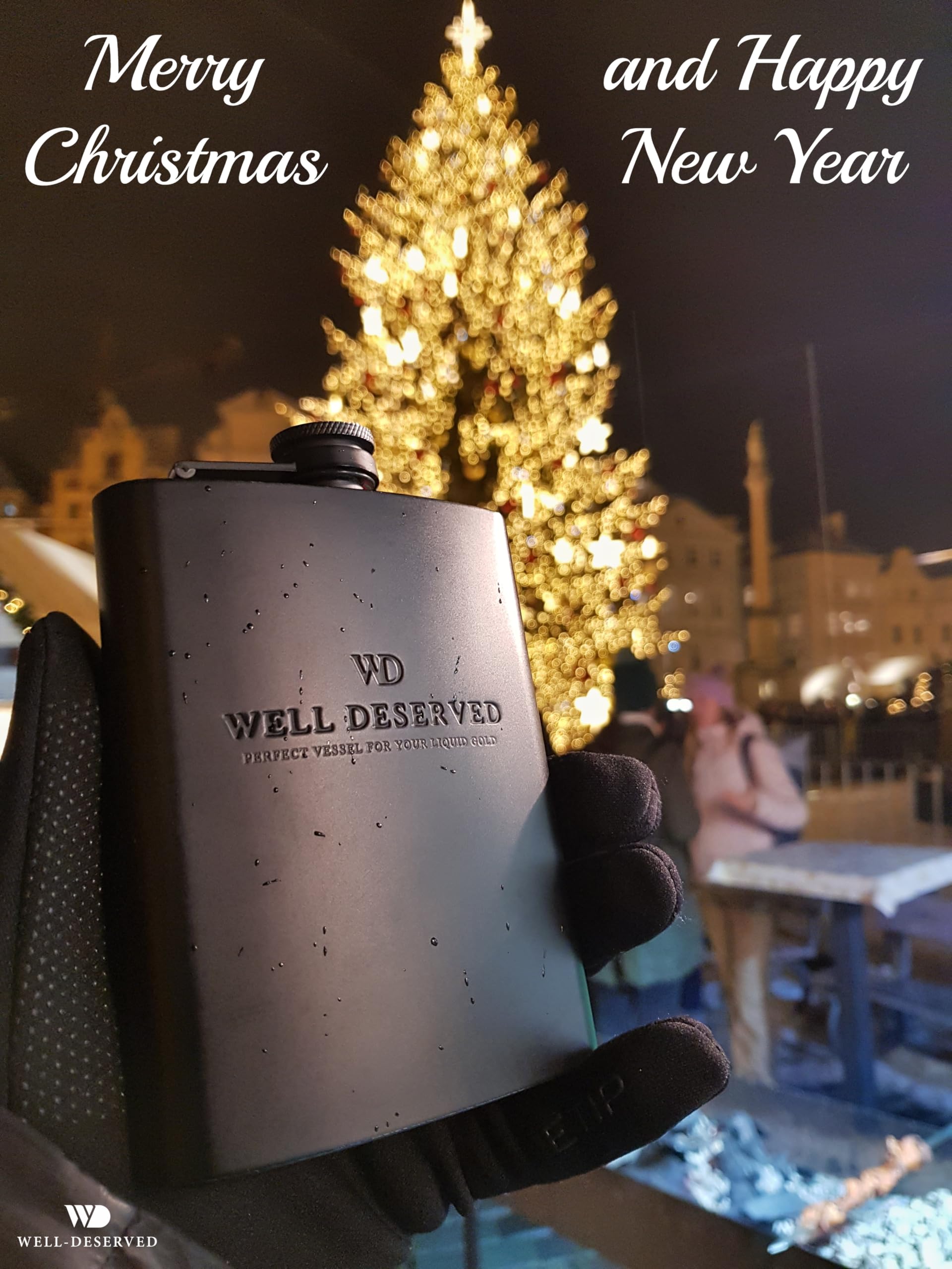 Simpler Life flask funnel black, designed for spill-free filling