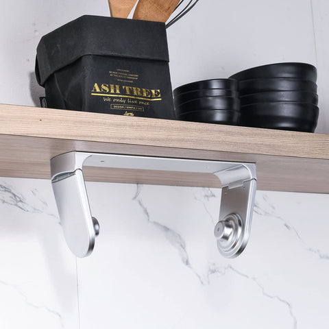 sleek, modern kitchen aesthetic with the holder mounted