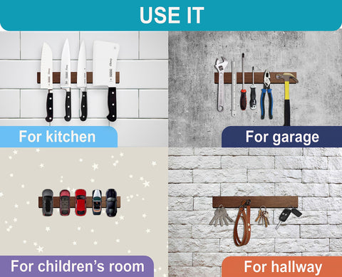 SimpleUsefulThings decorative kitchen knife strip adds style to your space.