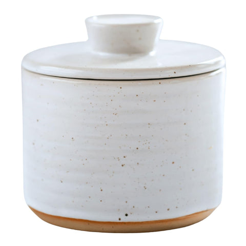 Simply Caroline Butter Crock with water seal keeps butter soft and ready to spread