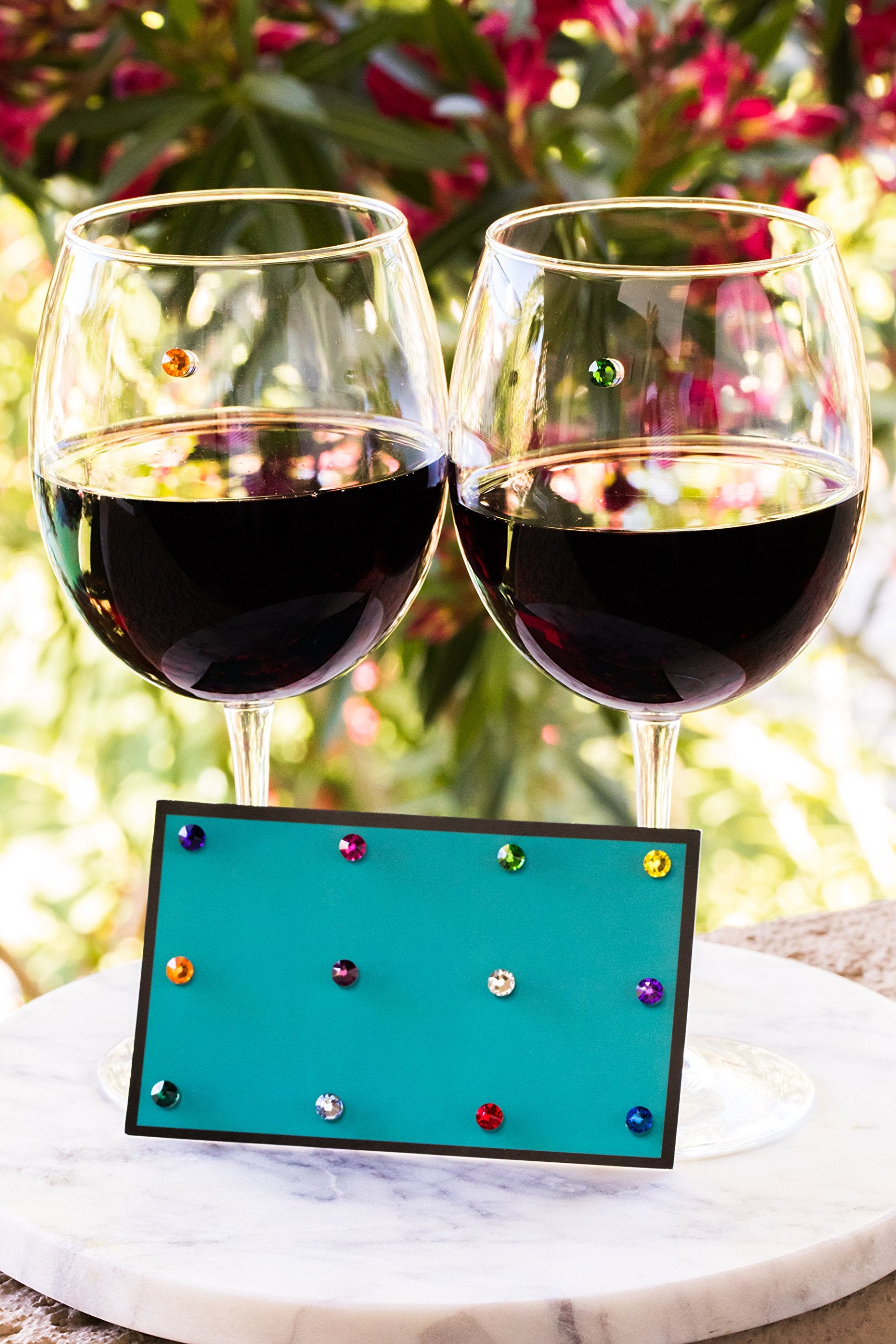 Simply Charmed gift box includes wine charms for a thoughtful hostess gift.